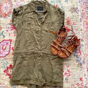 Sanctuary Army Green Romper